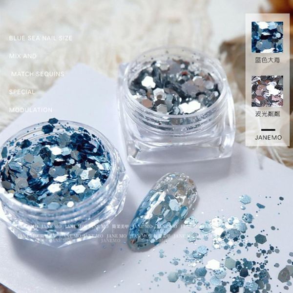 nail glitter 2 boxes decoration flake art sequins spangles sparkly women flakes manicure decor tool, Silver;gold
nail glitter 2 boxes decoration flake art sequins spangles sparkly women flakes manicure decor tool, Silver;gold