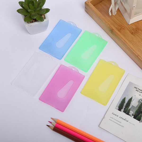 card holders 1pcs bag transparent plastic business holder case mini wallet student bus cards protection cover, Brown;gray
card holders 1pcs bag transparent plastic business holder case mini wallet student bus cards protection cover, Brown;gray
