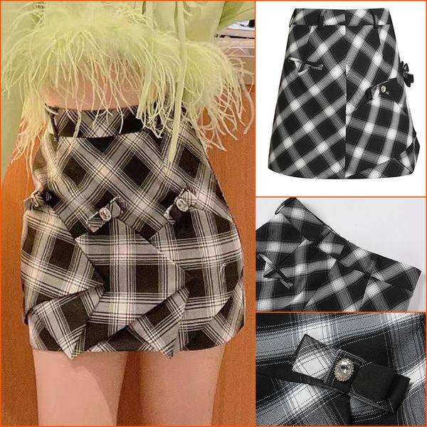 skirts 2021 autumn women's drs small irregular thin a-line dign sense lattice high waist short skirt, Black
skirts 2021 autumn women's drs small irregular thin a-line dign sense lattice high waist short skirt, Black