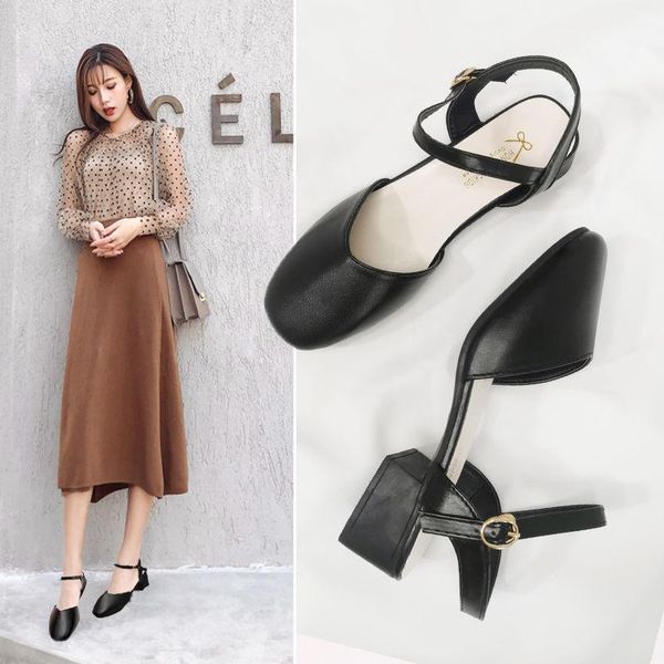 sandals shoes women slippers spring summer 2021 women's button heel sandales femmes sandalias, Black
sandals shoes women slippers spring summer 2021 women's button heel sandales femmes sandalias, Black