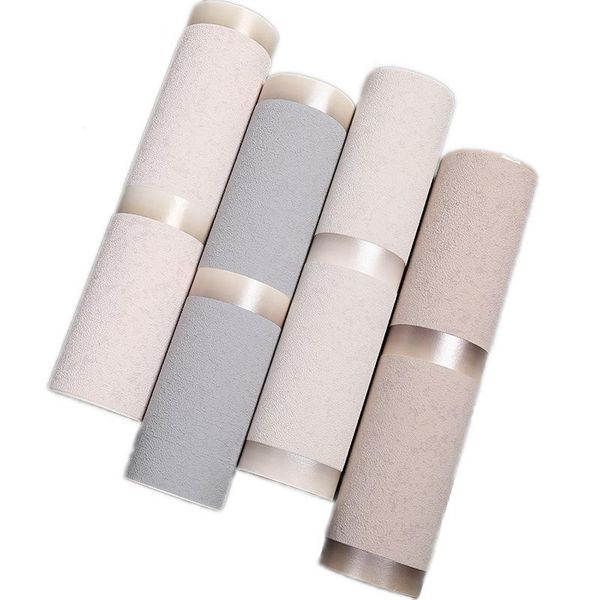 modern stripe non-woven deerskin wallpaper bedroom living room tv background wall paper wallpapers