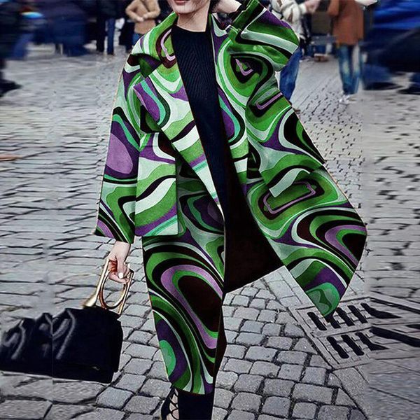 women's wool & blends women casual long sleeve jacket retro tie-dye pattern tweed outerwear autumn winter elegant lapel one button loos, Black
women's wool & blends women casual long sleeve jacket retro tie-dye pattern tweed outerwear autumn winter elegant lapel one button loos, Black