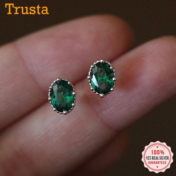 stud trustdavis real sterling silver fashion ellipse green cz stone charm earrings for women wedding party fine jewelry db1406, Golden;silver
stud trustdavis real sterling silver fashion ellipse green cz stone charm earrings for women wedding party fine jewelry db1406, Golden;silver