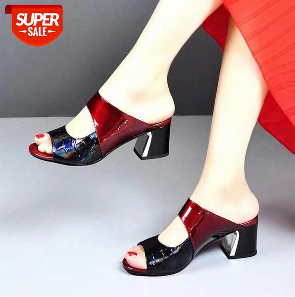 fish mouth slippers fashion color matching mid-heel thick heel women outer wear sandals women's shoes large size #tr3e, Black
fish mouth slippers fashion color matching mid-heel thick heel women outer wear sandals women's shoes large size #tr3e, Black