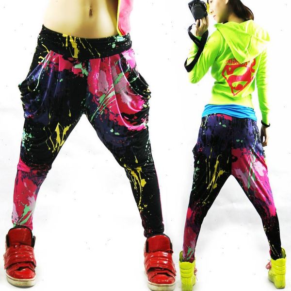 fashion womens capri brand jazz harem women hip hop pants dance doodle spring and summer loose neon patchwork candy colors, Black;white
fashion womens capri brand jazz harem women hip hop pants dance doodle spring and summer loose neon patchwork candy colors, Black;white
