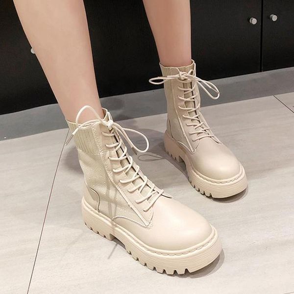 boots women platform leather ankle women's knit pumps woman low heels ladies 2021 autumn lace up shoes female fashion footwear, Black
boots women platform leather ankle women's knit pumps woman low heels ladies 2021 autumn lace up shoes female fashion footwear, Black