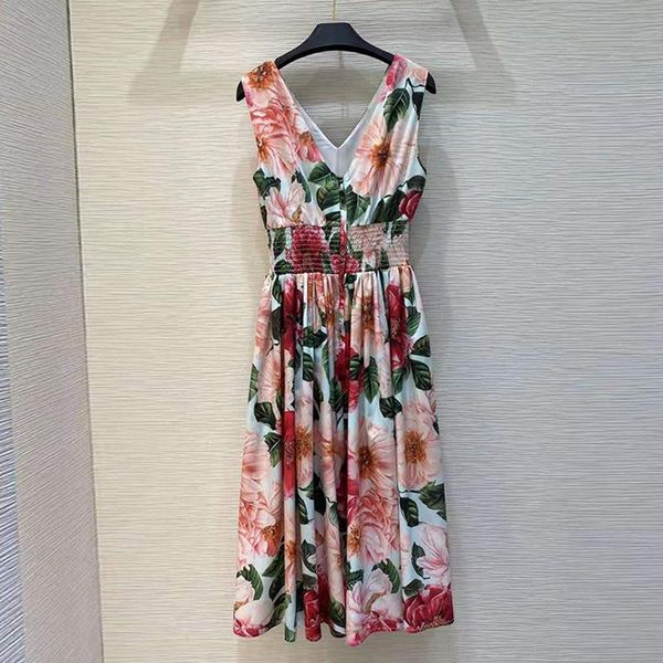 casual dresses summer 2021 women runway fashion sleeveless v-neck colorful flower print waist elastic midi party holiday dress, Black;gray
casual dresses summer 2021 women runway fashion sleeveless v-neck colorful flower print waist elastic midi party holiday dress, Black;gray