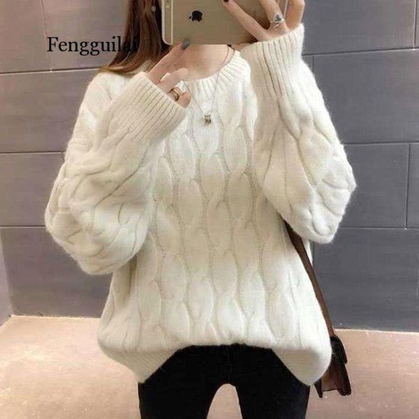 fashion sweater women 2021 autumn winter long sleeve o neck loose female knit basic warm casual knitted pullover women's sweaters, White;black
fashion sweater women 2021 autumn winter long sleeve o neck loose female knit basic warm casual knitted pullover women's sweaters, White;black
