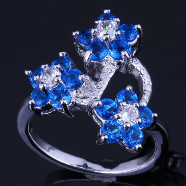 fascinating flower blue cubic zirconia white cz silver plated ring v0598 cluster rings, Golden;silver
fascinating flower blue cubic zirconia white cz silver plated ring v0598 cluster rings, Golden;silver