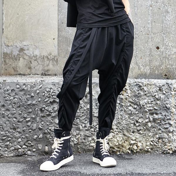 men's pants hip hop harem men black streetwear ribbon designer joggers casual cotton mens sweatpants male trousers
men's pants hip hop harem men black streetwear ribbon designer joggers casual cotton mens sweatpants male trousers