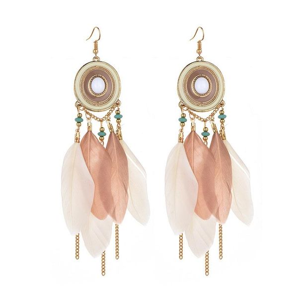 classic earrings seaside holiday beach ethnic exotic vintage bohemia long tassel fairy feather wedding accessories dangle & chandelier, Silver
classic earrings seaside holiday beach ethnic exotic vintage bohemia long tassel fairy feather wedding accessories dangle & chandelier, Silver