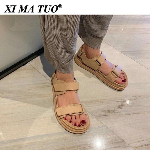 sandals 2021 genuine leather open toe summer female shoes wedge heel hook&loop slingback casual basic women size 34-39, Black
sandals 2021 genuine leather open toe summer female shoes wedge heel hook&loop slingback casual basic women size 34-39, Black