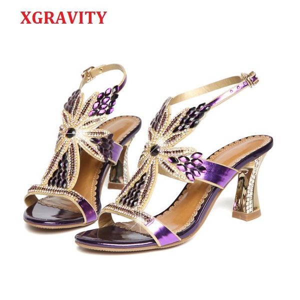 dress shoes xgravity 2021 lady party ladies chunky heel crystal rhinestone design women elegant sandals b269, Black
dress shoes xgravity 2021 lady party ladies chunky heel crystal rhinestone design women elegant sandals b269, Black