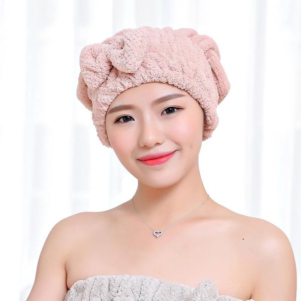 towel shell hair warp turban bowknot bath quick dry shower cap head microfiber fast home d30
towel shell hair warp turban bowknot bath quick dry shower cap head microfiber fast home d30