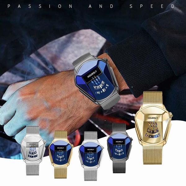 wristwatches luxury men's wrist watch stainless steel technology fashion quartz personality business relogio, Slivery;brown
wristwatches luxury men's wrist watch stainless steel technology fashion quartz personality business relogio, Slivery;brown