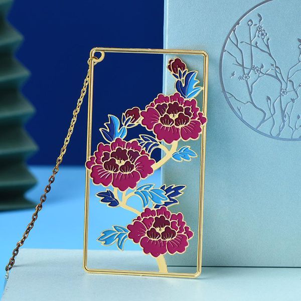 bookmark national style rich flower pendant diy chain book clip craft metal hollow marks stationery decor pagination gift
bookmark national style rich flower pendant diy chain book clip craft metal hollow marks stationery decor pagination gift
