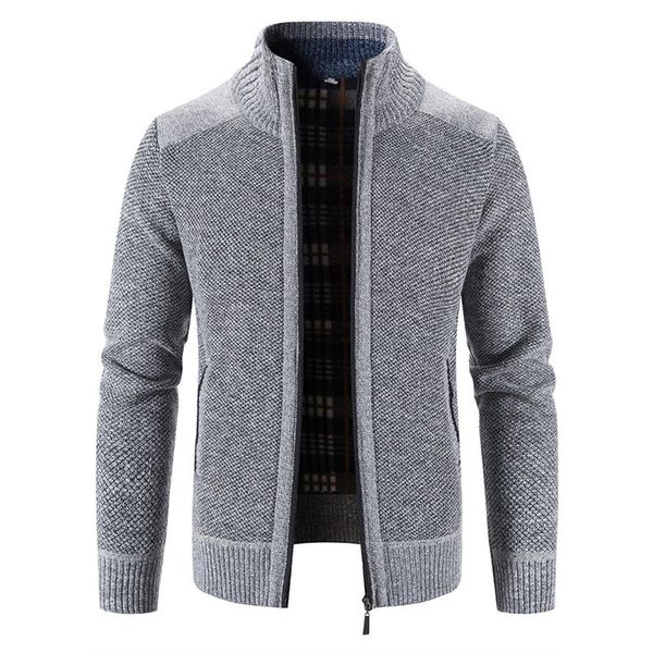 men's jackets windbreaker 2021 winter warm long sleeved plus velvet hoodless plaid sweater stand collar cardigan jacket, Black;brown
men's jackets windbreaker 2021 winter warm long sleeved plus velvet hoodless plaid sweater stand collar cardigan jacket, Black;brown