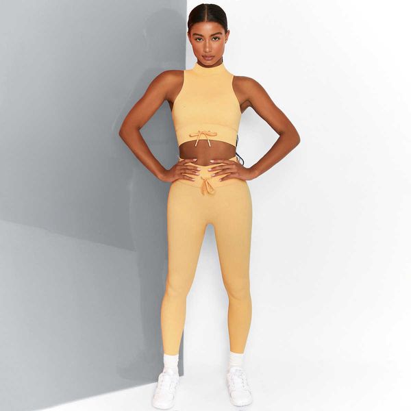 2021 solid striped yoga suit set high neck double shoulder bra tight sports fitns pant, Gray
2021 solid striped yoga suit set high neck double shoulder bra tight sports fitns pant, Gray