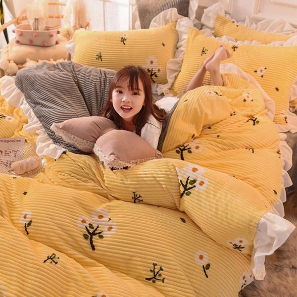 bedding sets fashion smooth set kawaii romantic warm winter solid color modern simple juego de cama home decoration ec50ct
bedding sets fashion smooth set kawaii romantic warm winter solid color modern simple juego de cama home decoration ec50ct