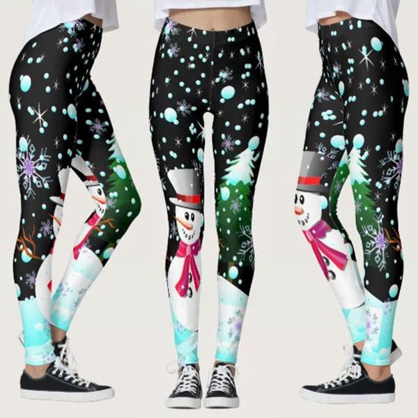 women's leggings christmas women skinny pants custom santa claus snowman party for running pilates gym elastic jeggins, Black
women's leggings christmas women skinny pants custom santa claus snowman party for running pilates gym elastic jeggins, Black