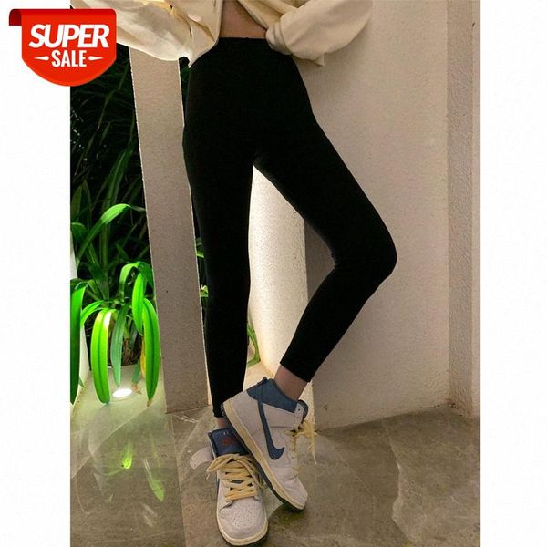han xian thin chao comfortable waist cotton-feeling leggings, gray and black #ly6o, Black;white
han xian thin chao comfortable waist cotton-feeling leggings, gray and black #ly6o, Black;white