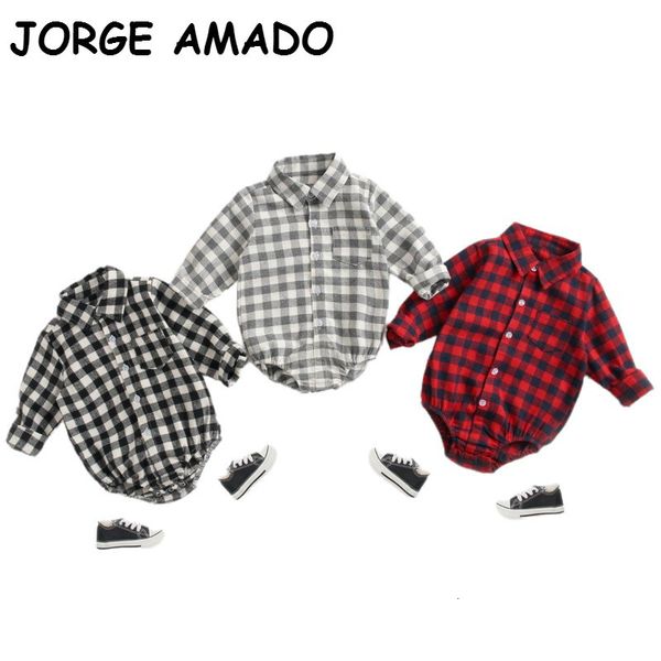 rompers wholesale autumn born bodysuits plaid shirt long sleeve cotton romper overalls baby boy girl clothes 0-2y e8160 1pna, Blue
rompers wholesale autumn born bodysuits plaid shirt long sleeve cotton romper overalls baby boy girl clothes 0-2y e8160 1pna, Blue