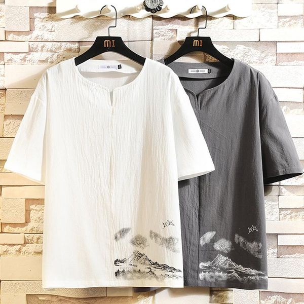 summer men's t-shirt japan style casual plus size loose short-sleeve tees landscape printing harajuku fashion t3159 p30 t-shirts, White;black
summer men's t-shirt japan style casual plus size loose short-sleeve tees landscape printing harajuku fashion t3159 p30 t-shirts, White;black