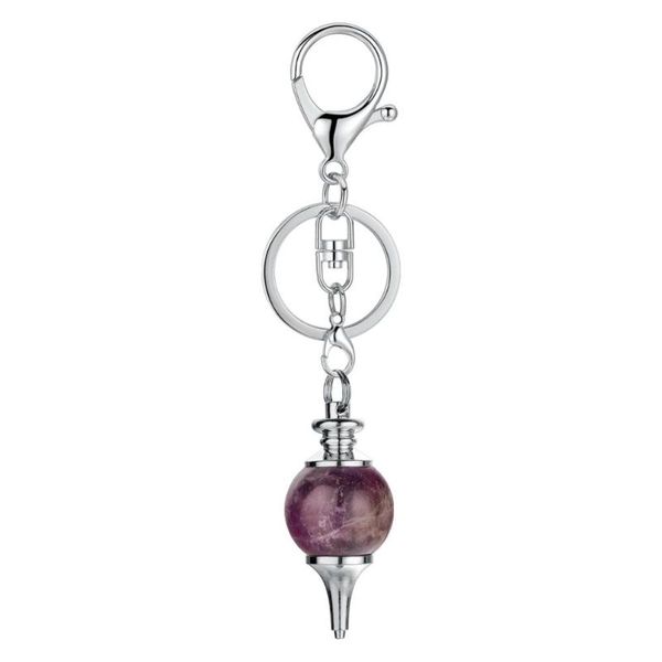 keychains ashmita natural stone pendant keychain 18mm crystal sphere pendulum key chain ring car for women men, Silver
keychains ashmita natural stone pendant keychain 18mm crystal sphere pendulum key chain ring car for women men, Silver