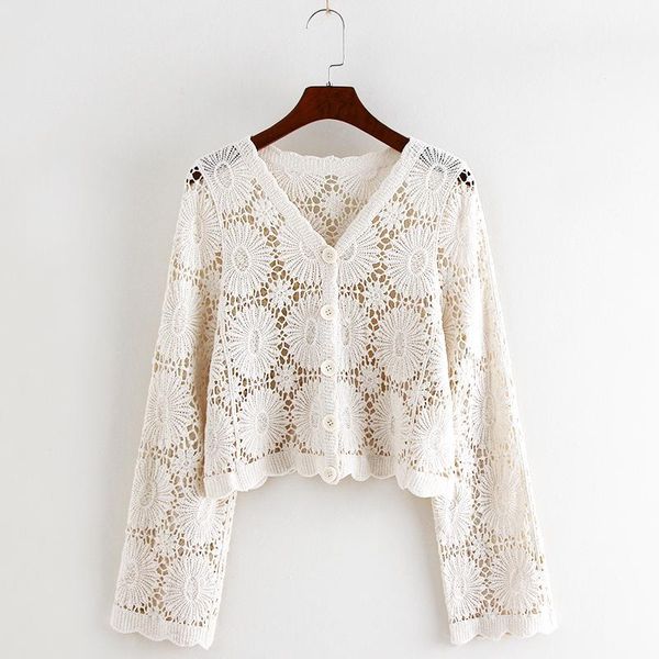 women's knits & tees hollow sweater spring summer sun protection clothing shawl coat small jacket women thin cardigan, White
women's knits & tees hollow sweater spring summer sun protection clothing shawl coat small jacket women thin cardigan, White