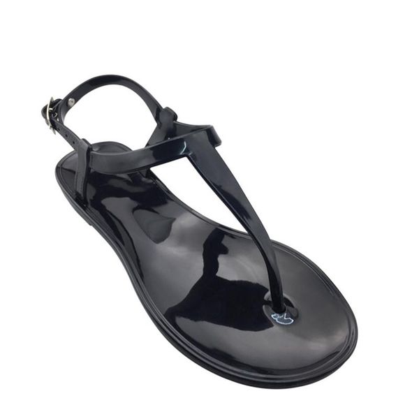 women thong sandals jelly shoes woman summer clip toe casual flats buckle strap fashion ladies non slip beach footwear 2021, Black
women thong sandals jelly shoes woman summer clip toe casual flats buckle strap fashion ladies non slip beach footwear 2021, Black