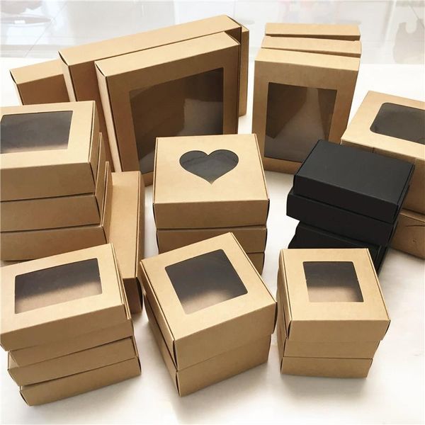 gift wrap 20pcs 24 sizes kraft boxes with pvc windows handmade soap paper box wedding candy
gift wrap 20pcs 24 sizes kraft boxes with pvc windows handmade soap paper box wedding candy