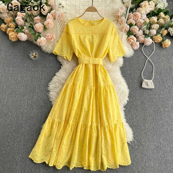 dress for women summer o-neck office lady solid midi dresses fashion elegant chic wild korean vestido feminino 210531, Black;gray
dress for women summer o-neck office lady solid midi dresses fashion elegant chic wild korean vestido feminino 210531, Black;gray