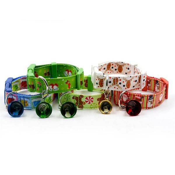 cute nylon dog collar christmas simple necklace with bell for small and meidum pet accessories 5 colors collars & leashes
cute nylon dog collar christmas simple necklace with bell for small and meidum pet accessories 5 colors collars & leashes