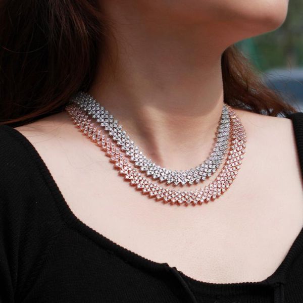 chains pera 585 rose gold shiny cubic zirconia engagement party wide round choker necklaces for ladies fashion jewelry accessories p027, Silver
chains pera 585 rose gold shiny cubic zirconia engagement party wide round choker necklaces for ladies fashion jewelry accessories p027, Silver