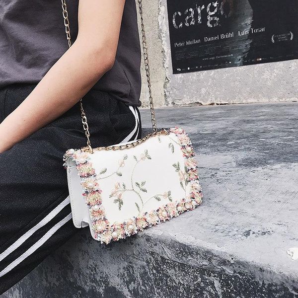 evening bags trendy women bag with lace flower handbag pu leather chic pearl girl crossbody chain shoulder for female
evening bags trendy women bag with lace flower handbag pu leather chic pearl girl crossbody chain shoulder for female