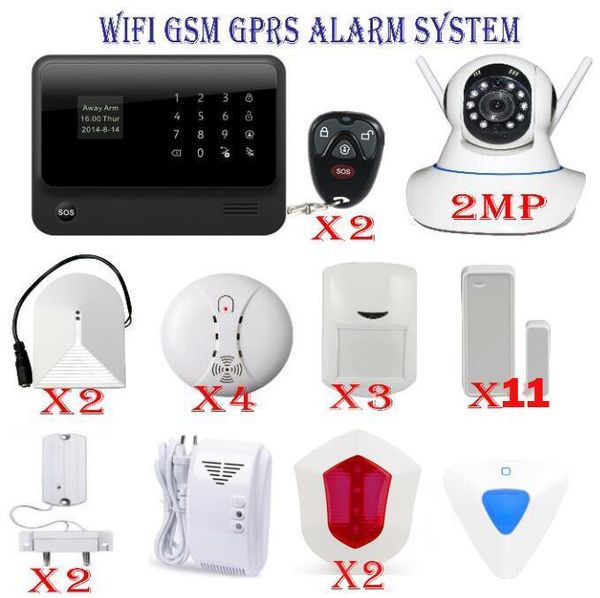 plus gsm wifi gprs alarm system app control smart home work with 2mp ip cameras outdoor indoor siren systems
plus gsm wifi gprs alarm system app control smart home work with 2mp ip cameras outdoor indoor siren systems