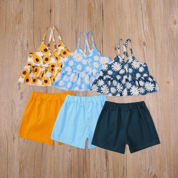 clothing sets summer dress toddler girls 2pcs outfits sleeveless floral print ruffle crop tank + shorts set, White
clothing sets summer dress toddler girls 2pcs outfits sleeveless floral print ruffle crop tank + shorts set, White