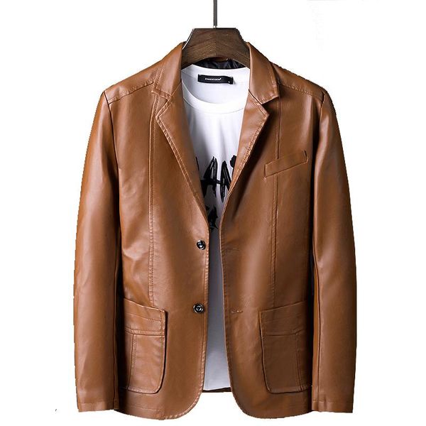 men's fur & faux pu leather jacket for casual business suit in spring autumn 2021, Black
men's fur & faux pu leather jacket for casual business suit in spring autumn 2021, Black