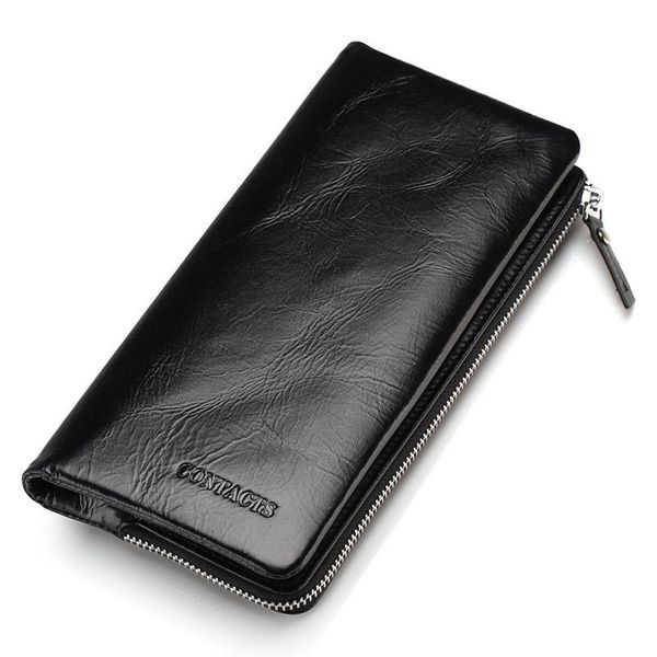 wallets genuine leather classical vintage style men wallet fashion brand purse card holder long clutch, Red;black
wallets genuine leather classical vintage style men wallet fashion brand purse card holder long clutch, Red;black