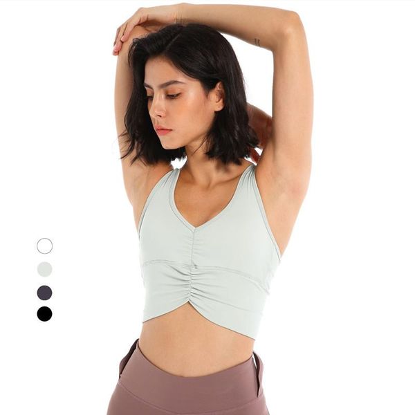 yoga outfit 2021 solid color fold design women vest style sports bra quick-drying beauty back running with removable chest pad
yoga outfit 2021 solid color fold design women vest style sports bra quick-drying beauty back running with removable chest pad