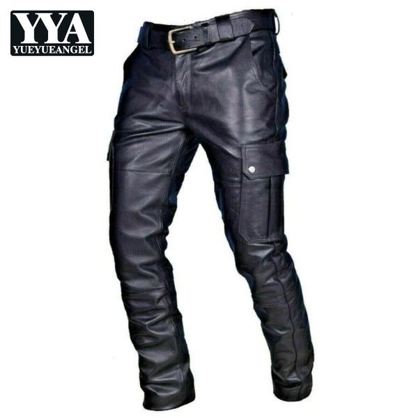 men's pants punk style men pu leather vintage casual motorcycle straight plus size 5xl autumn pockets red black trousers male
men's pants punk style men pu leather vintage casual motorcycle straight plus size 5xl autumn pockets red black trousers male