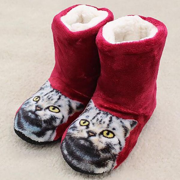 slippers women house lovely cat pattern warm winter woman plush light weigh indoor shoes girls suede, Black
slippers women house lovely cat pattern warm winter woman plush light weigh indoor shoes girls suede, Black