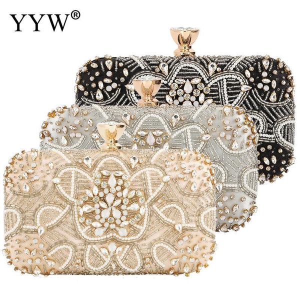 luxury gold silver evening party clutch bag beaded wedding purse banquet prom clutches with rhinestone women shoulder bags
luxury gold silver evening party clutch bag beaded wedding purse banquet prom clutches with rhinestone women shoulder bags