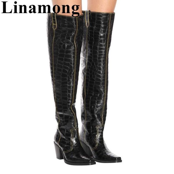 boots winter women fashion square heel high and toe over-the-knee long black classic shoes
boots winter women fashion square heel high and toe over-the-knee long black classic shoes