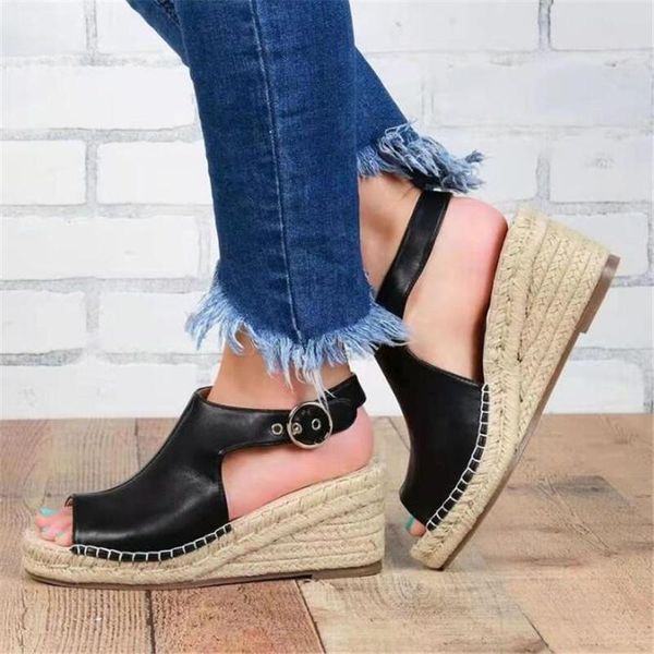 sandals high-heeled mouth women's summer fashion slope large size platform women buckle comfortable womens slides, Black
sandals high-heeled mouth women's summer fashion slope large size platform women buckle comfortable womens slides, Black