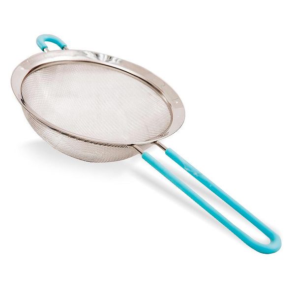 stainless steel fine mesh strainer colander flour sieve with silicone handle, juice and tea kitchen tools baking & pastry
stainless steel fine mesh strainer colander flour sieve with silicone handle, juice and tea kitchen tools baking & pastry