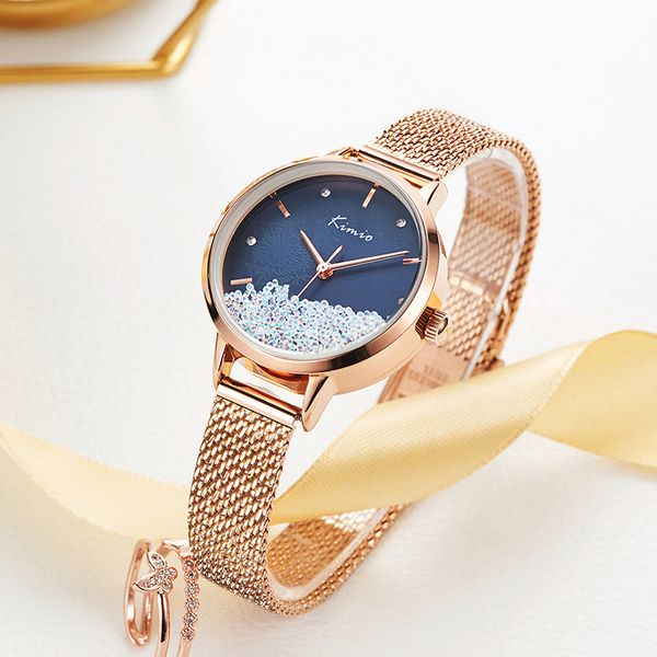 / kimio new quicksand rhine-stone women's fashion student simple temperament small dial watch female, Slivery;brown
/ kimio new quicksand rhine-stone women's fashion student simple temperament small dial watch female, Slivery;brown