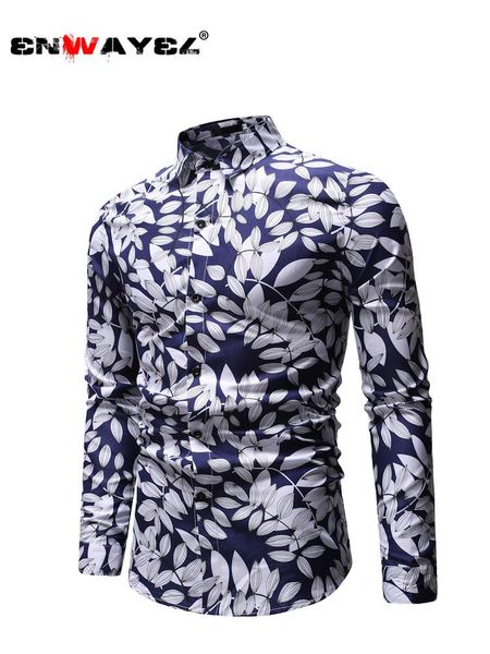 men's casual shirts enwayel brand 2021 spring for men summer fashion print design long sleeve male shirt arrival quality ml10, White;black
men's casual shirts enwayel brand 2021 spring for men summer fashion print design long sleeve male shirt arrival quality ml10, White;black