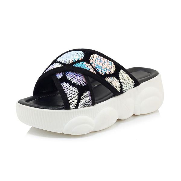 slippers kmeioo women plus sizewedges shoes forwomen high heels sandals summer flip flop chaussures femme platform, Black
slippers kmeioo women plus sizewedges shoes forwomen high heels sandals summer flip flop chaussures femme platform, Black