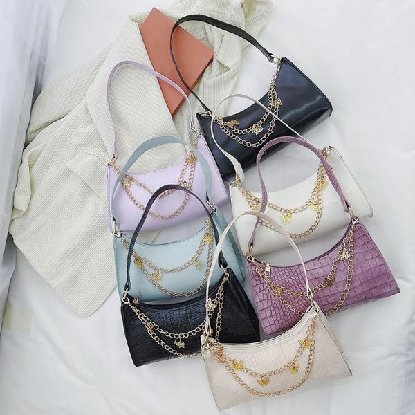 evening bags women's bag alligator pattern pu leather pure color shoulder underarm casual ladies butterfly chain handbag bolsa feminina
evening bags women's bag alligator pattern pu leather pure color shoulder underarm casual ladies butterfly chain handbag bolsa feminina